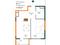 2-комнатная квартира · 40.74 м² · 2/6 этаж, Халиуллина — ЕВРОДВУШКА за 26.5 млн ₸ в Алматы, Медеуский р-н