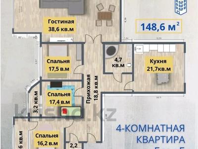 Пәтерлер в Актюбинской обл.: 4-бөлмелі пәтер · 149.1 м² · 8/9 қабат, мкр. Алтын орда 21в к1, бағасы: ~ 37.3 млн 〒 4-бөлмелі пәтер · 149.1 м² · 8/9 қабат, мкр. Алтын орда 21в к1, бағасы: ~ 37.3 млн 〒 в Актобе