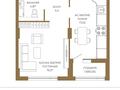 2-бөлмелі пәтер · 47.85 м² · 3/12 қабат, Достык 8/2, бағасы: ~ 33.7 млн ₸ в Астане, Есильский р-н — фото 3