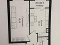 1-комнатная квартира · 43.31 м² · 9/10 этаж, Нажимеденов 6 — Нажимеденова # Азербаева за 26.5 млн ₸ в Астане, Сарайшык р-н