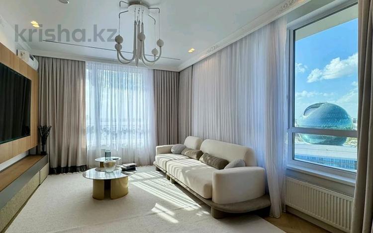4-бөлмелі пәтер · 138 м² · 19/20 қабат, Турар Рыскулов 9 — EXPO. ТРЦ MEGA Silk Way, бағасы: 179 млн ₸ в Астане, Есильский р-н — фото 2