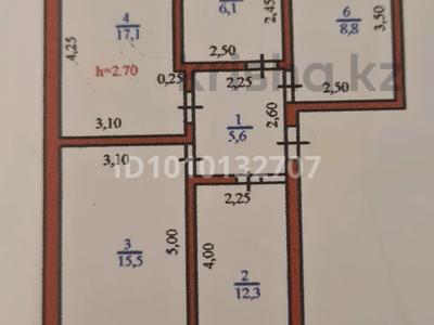 3-комнатная квартира · 65.4 м² · 3/4 этаж, Менделеева 9 за 32 млн 〒 в Боралдае (Бурундай)