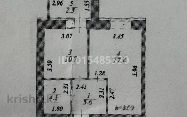 1-комнатная квартира · 40.1 м² · 3/12 этаж, Чингиз Айтматов 65 за 19.3 млн ₸ в Астане, Нура р-н — фото 2
