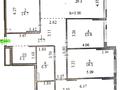 4-комнатная квартира · 130 м² · 2/9 этаж, Туран за 180 млн ₸ в Астане, Нура р-н — фото 19
