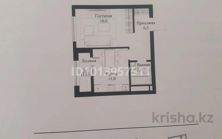 1-бөлмелі пәтер · 38.6 м² · 12/12 қабат, Ауэзова, бағасы: 35 млн ₸ в Алматы, Алмалинский р-н — фото 2
