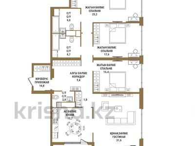 4-комнатная квартира · 152 м², Аль-Фараби — Сейфуллина за 160 млн 〒 в Алматы, Бостандыкский р-н