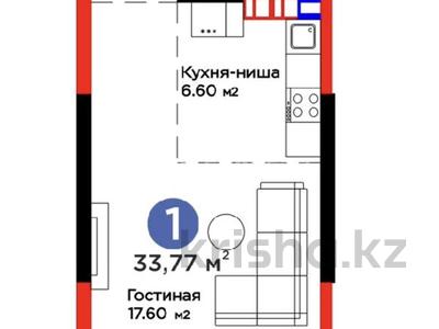 1-бөлмелі пәтер · 34 м² · 6/6 қабат, Ақжар ш/а., Белжайлау 47а — ГОРЯЧКА ! ГОТОВА 1 очередь заезжай и делай ремонт !, бағасы: 30 млн ₸ в Алматы, Наурызбайский р-н
