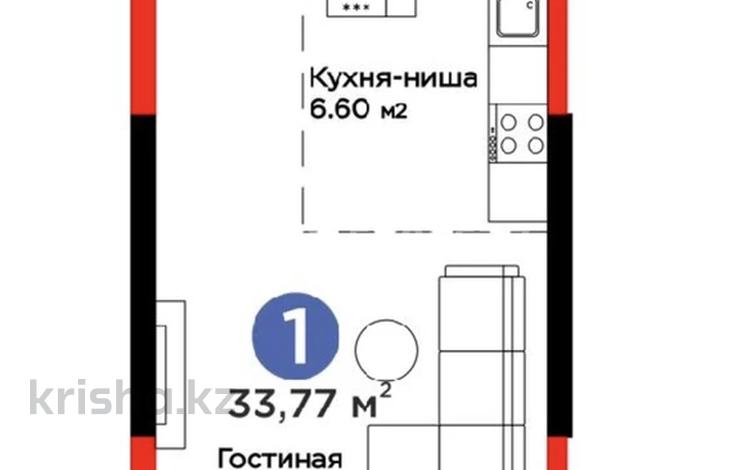 1-бөлмелі пәтер · 34 м² · 6/6 қабат, Ақжар ш/а., Белжайлау 47а — ГОРЯЧКА ! ГОТОВА 1 очередь заезжай и делай ремонт !, бағасы: 30 млн ₸ в Алматы, Наурызбайский р-н — фото 6