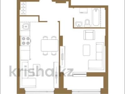 1-бөлмелі пәтер · 48 м² · 13/18 қабат, Достык 8/5, бағасы: 36.5 млн ₸ в Астане, Есильский р-н