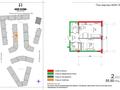 2-комнатная квартира · 55.5 м² · 3/3 этаж, мкр Нур Алатау 134 за 55.5 млн ₸ в Алматы, Бостандыкский р-н — фото 3