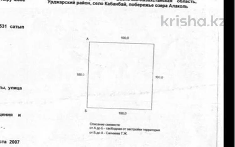 Участок · 1 га, Озеро Алаколь за 30 млн ₸ в Урджаре — фото 4