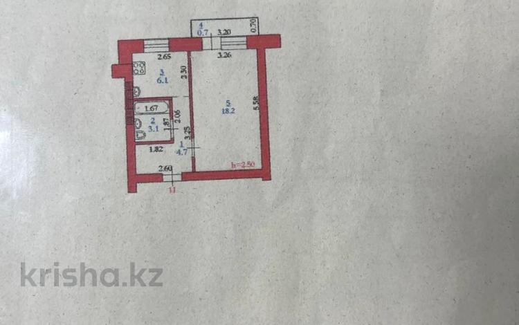 1-комнатная квартира · 35 м² · 4/5 этаж, мкр 8, Бр.Жубановых 281 за 12.5 млн ₸ в Актобе — фото 2