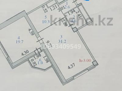 2-комнатная квартира, 70 м², 12/21 этаж, Нажимеденова — Тәуелсіздік за 24 млн 〒 в Астане, Алматы р-н