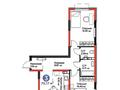 3-комнатная квартира · 70 м² · 6/6 этаж, Тараз 8/1 за 58.5 млн ₸ в Алматы, Турксибский р-н — фото 23