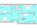 3-комнатная квартира, 90.8 м², 9/9 этаж, Назарбаева за ~ 23.6 млн 〒 в Костанае — фото 15