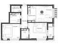 3-комнатная квартира · 74 м² · 11/15 этаж, Рыскулова 5/3 — Ул.Т.Рыскулова за 500 000 ₸ в Астане, Есильский р-н — фото 30