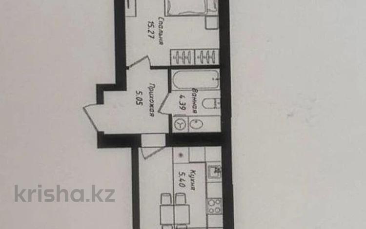 2-комнатная квартира · 47.47 м² · 9/12 этаж, Улы Дала 38а за 30.5 млн ₸ в Астане, Нура р-н — фото 2