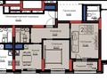 2-комнатная квартира · 57.76 м² · 17/17 этаж, Е 908 22 — Улы Дала-Туран за 29.8 млн ₸ в Астане, Нура р-н