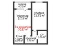 2-бөлмелі пәтер · 50.8 м² · 2/19 қабат, Толстого 32, бағасы: ~ 26.5 млн ₸ в Костанае — фото 3