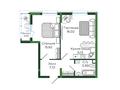 2-комнатная квартира · 50.38 м², ул. А-108, 12 за ~ 20.9 млн ₸ в Астане, Сарайшык р-н — фото 3