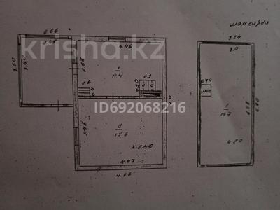 Дача · 1 комната · 46.7 м² · 16 сот., 1-ая линия 20 — Талгарский район, с/т Солнечное, 1-я, уч. 20 за 15 млн 〒 в 