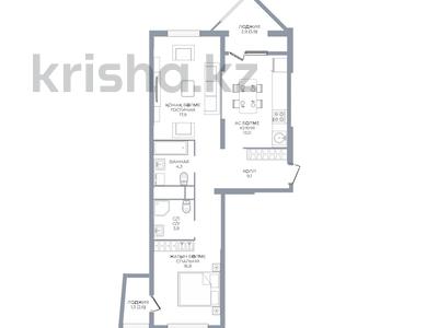 2-бөлмелі пәтер · 70 м² · 16/16 қабат, Каныша Сатпаева 90/55Б — БЕЗ КОМИССИИ, бағасы: ~ 51.9 млн ₸ в Алматы, Бостандыкский р-н