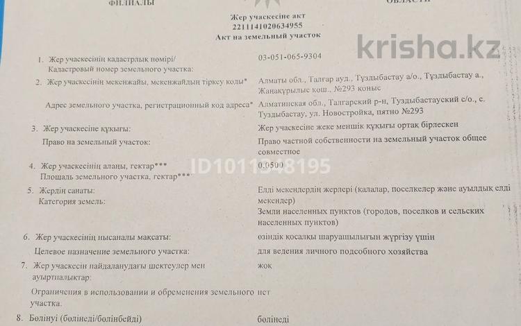Участок · 5 соток, Акмола — БАК возле мечети Аль Бухари за 25 млн ₸ в Туздыбастау (Калинино) — фото 2