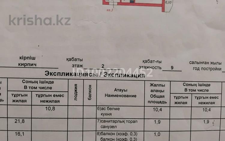 3-комнатная квартира · 86 м² · 2/9 этаж, Жайдарман 1 — Момышулы-Тауельсыздык за ~ 46.6 млн ₸ в Астане, Алматы р-н — фото 2
