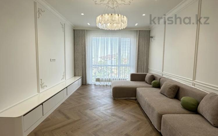 3-комнатная квартира · 108 м² · 5/16 этаж, мкр Тараз, Рыскулова 33/2 за 93 млн ₸ в Шымкенте, Аль-Фарабийский р-н — фото 2