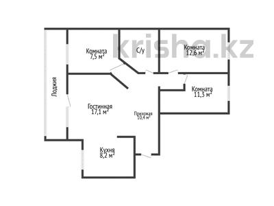 4-бөлмелі пәтер · 78 м² · 4/9 қабат, аль фараби 88, бағасы: 40 млн ₸ в Костанае