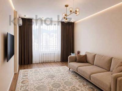 3-комнатная квартира · 100 м² · 13/16 этаж, Каныша Сатпаева 133/2 за 93.9 млн ₸ в Алматы, Бостандыкский р-н