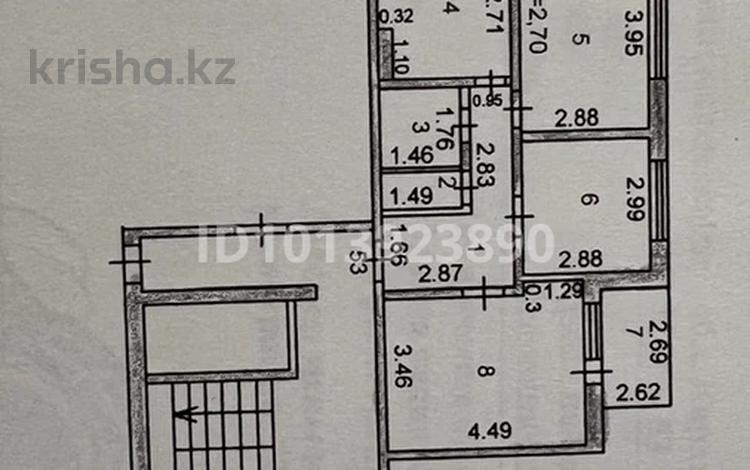 3-бөлмелі пәтер · 58 м² · 4/5 қабат, Абая 81, бағасы: 20 млн ₸ в Жезказгане — фото 2