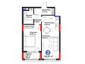 2-комнатная квартира · 48.81 м², Е 915 15 за ~ 28 млн 〒 в Астане, Есильский р-н — фото 3