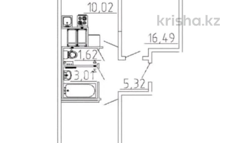 2-комнатная квартира, 52 м², 7/18 этаж, Шувалова 28 за 31.5 млн 〒 в Санкт-петербурге — фото 2