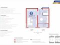 1-бөлмелі пәтер · 34.37 м² · 5/12 қабат, Казыбек би 23, бағасы: 27 млн ₸ в Астане, Нура р-н