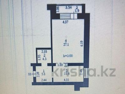 1-бөлмелі пәтер · 51 м² · 3/10 қабат, Мкр. Алтын орда 5Е, бағасы: 15.7 млн ₸ в Актобе, мкр Авиатор