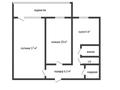 2-бөлмелі пәтер · 44 м² · 4/5 қабат, Карбышева 5, бағасы: 18.5 млн ₸ в Костанае — фото 2