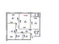 3-бөлмелі пәтер · 97.6 м² · 13/18 қабат, Достык 8/5 — ТРЦ Керуен, Форте банк., бағасы: ~ 68 млн ₸ в Астане, Сарайшык р-н — фото 2
