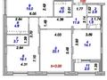 3-комнатная квартира · 100.9 м² · 18/18 этаж, Достык 8/5 — ТРЦ Керуен, Форте банк. за ~ 70.3 млн ₸ в Астане, Сарайшык р-н — фото 4
