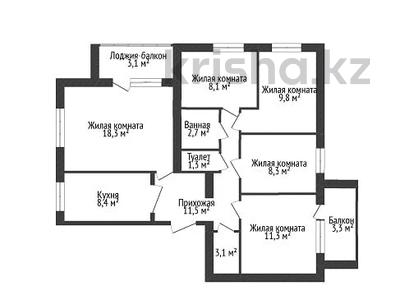 5-бөлмелі пәтер · 85 м² · 6/6 қабат, Алтынсарина — АТП-1, бағасы: 27.6 млн ₸ в Костанае