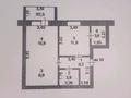 2-комнатная квартира · 50 м² · 2/8 этаж, Абылай Хана 19 за 24 млн ₸ в Щучинске