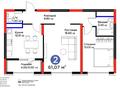 2-комнатная квартира · 61.7 м² · 11/13 этаж, мкр Нурсат — ЖК Urban Hills за 50 млн ₸ в Шымкенте, Каратауский р-н — фото 2
