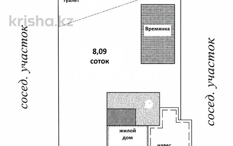 Отдельный дом · 5 комнат · 76 м² · 8.09 сот., мкр Заря Востока, Мкр Шапагат за 110 млн ₸ в Алматы, Алатауский р-н — фото 2