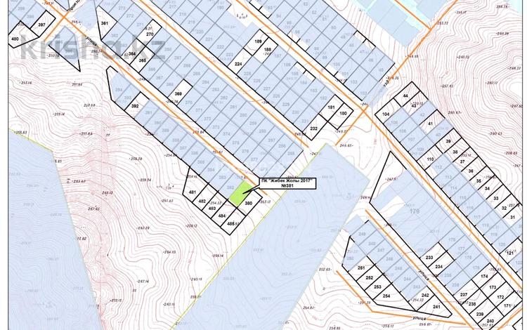 Жер телімі 8 сотық, ПК &quot;Жибек Жолы 2017&quot; 381, бағасы: 1.7 млн 〒 в Кокшетау — фото 2