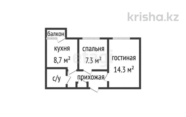 2-бөлмелі пәтер · 40.2 м² · 3/5 қабат, Егорова 27, бағасы: 9.5 млн 〒 в Усть-Каменогорске — фото 2