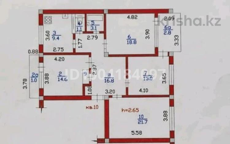4-бөлмелі пәтер · 105.1 м² · 5/5 қабат, Кунаева 162 — Кунаева - Абая, бағасы: 150 млн ₸ в Алматы, Медеуский р-н — фото 10