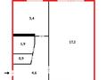 1-комнатная квартира · 31.1 м² · 3/5 этаж, ул. Абая за 6.8 млн ₸ в Темиртау — фото 7