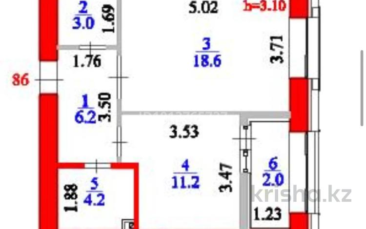 1-комнатная квартира · 43 м² · 4/9 этаж, Улы Дала 36 за ~ 33.2 млн ₸ в Астане, Нура р-н — фото 4