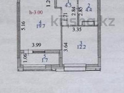 1-комнатная квартира · 42.5 м² · 4/7 этаж, Толе би 50 за 39 млн ₸ в Астане, Есильский р-н