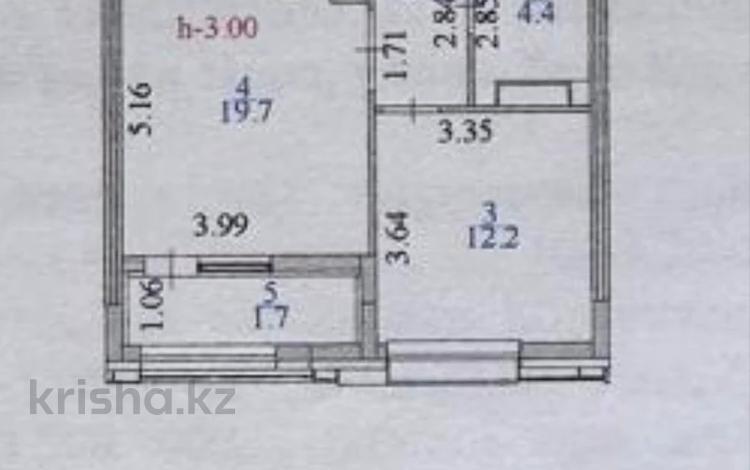 1-комнатная квартира · 42.5 м² · 4/7 этаж, Толе би 50 за 39 млн ₸ в Астане, Есильский р-н — фото 2